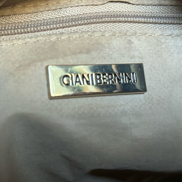 GIANI BERNINI OSTRICH SKIN SHOULDER BAG - Picture 8 of 11